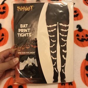 Bat Print Tights